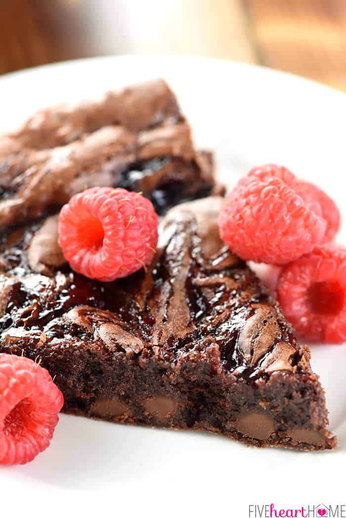 Close-Up of Slice with Fresh Fruit 