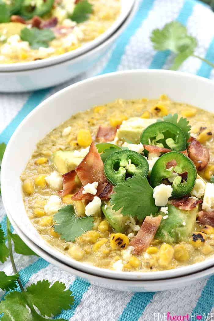 Slow Cooker Mexican Street Corn Chowder