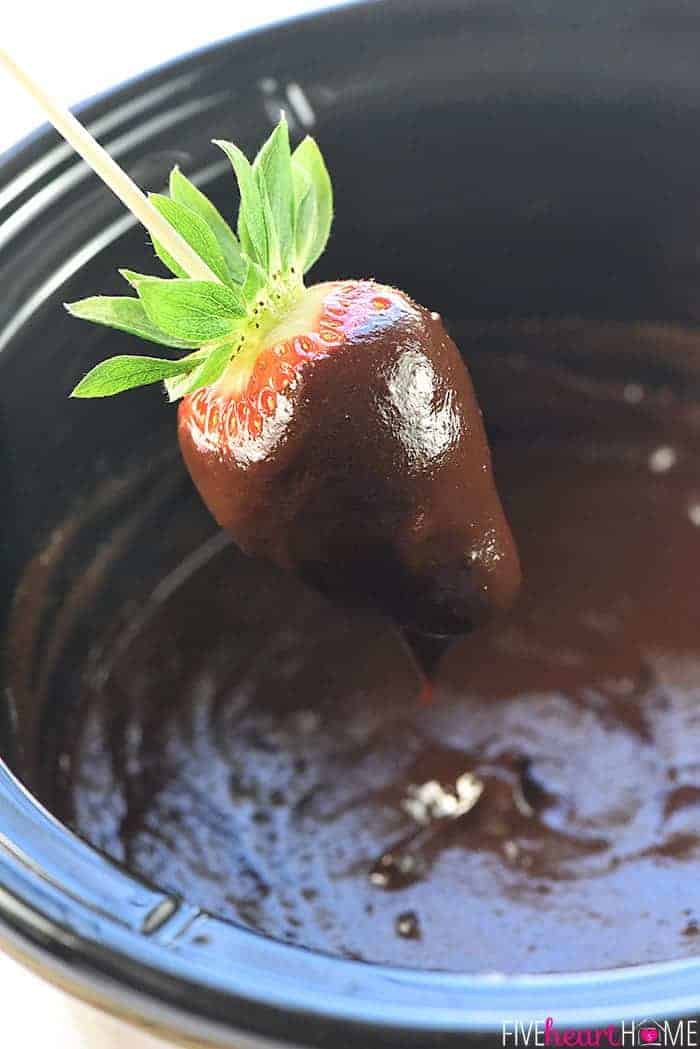 Dipped strawberry.