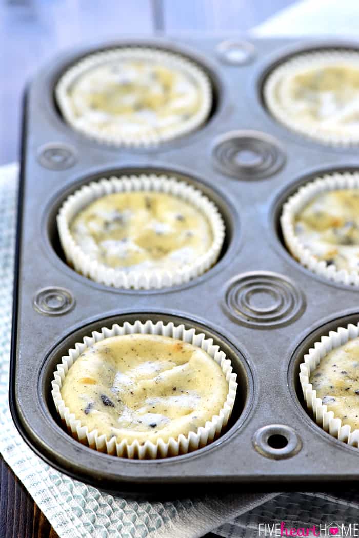 Mini Oreo Cheesecakes