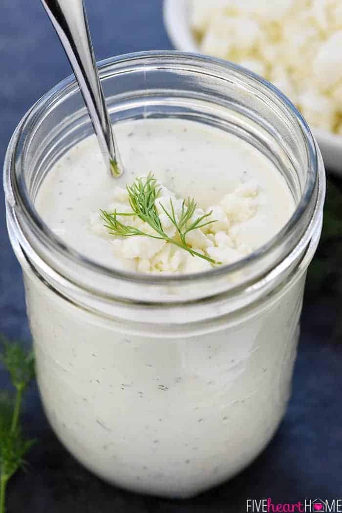 Creamy Feta Dressing • FIVEheartHOME