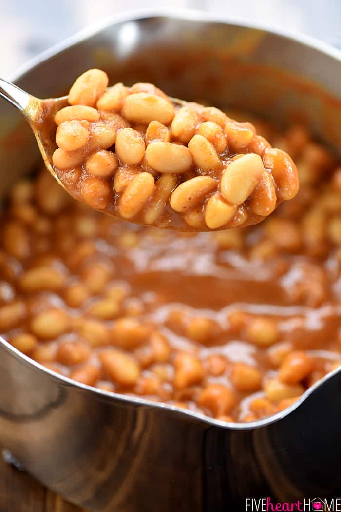 Spoonful of Easy Baked Beans.