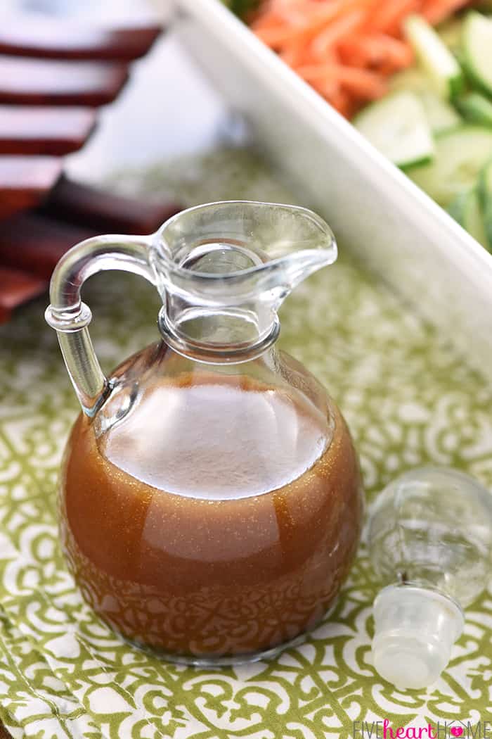 Bottle of dressing