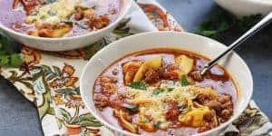20-Minute Lasagna Tortellini Soup