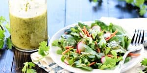 Cilantro Lime Vinaigrette {Zesty Mexican Salad Dressing}