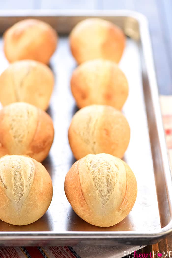 Dinner Rolls on Sheet Pan