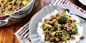 Ground Beef & Broccoli ~ with Recipe Video!