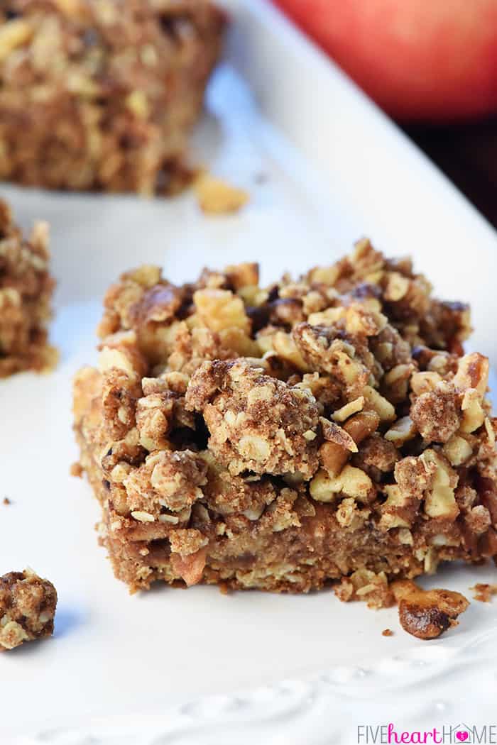 Close-up of apple butter used in Healthy Apple Butter Bars