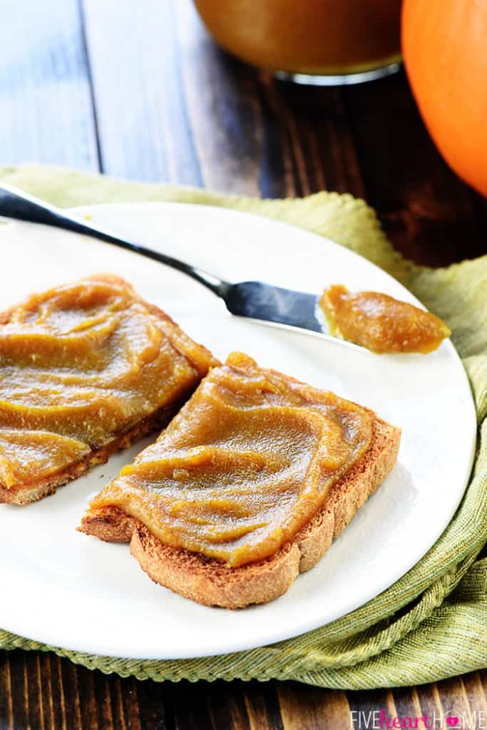 Pumpkin Butter on toast.