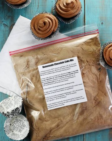 How to Make Homemade Chocolate Cake Mix