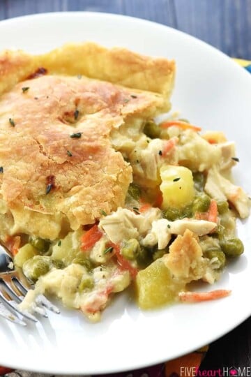 The BEST Homemade Chicken Pot Pie • FIVEheartHOME