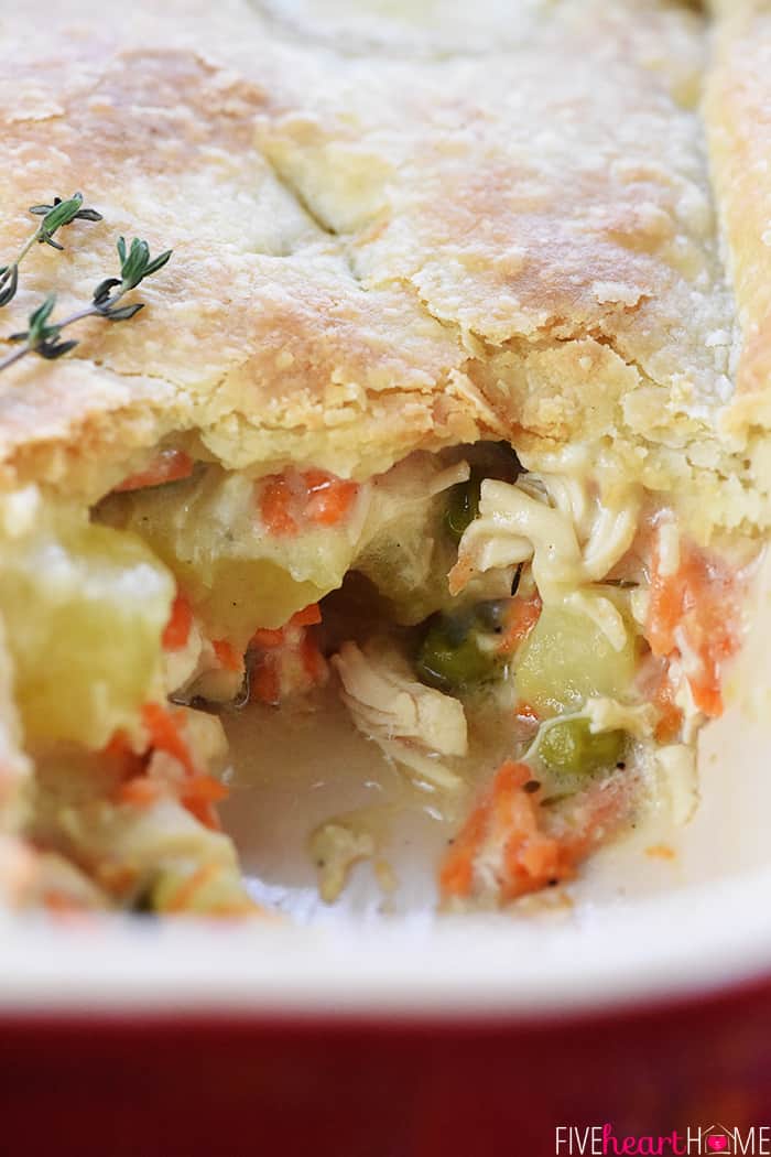 Best Chicken Pot Pie Recipe Close-up