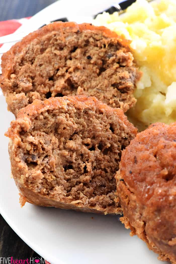 Close-up of Taco Meatloaf Muffins