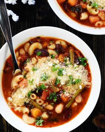 Easy Minestrone Soup.