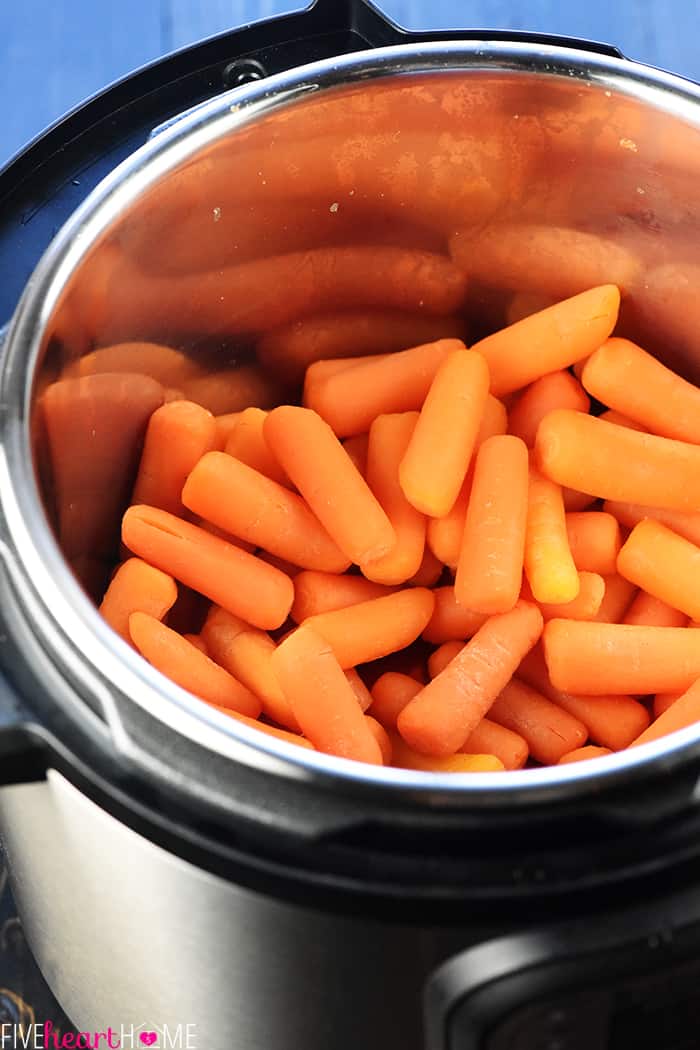 Slow Cooker Honey Cinnamon Carrots • FIVEheartHOME