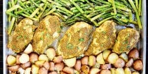 Sheet Pan Pesto Chicken & Vegetables