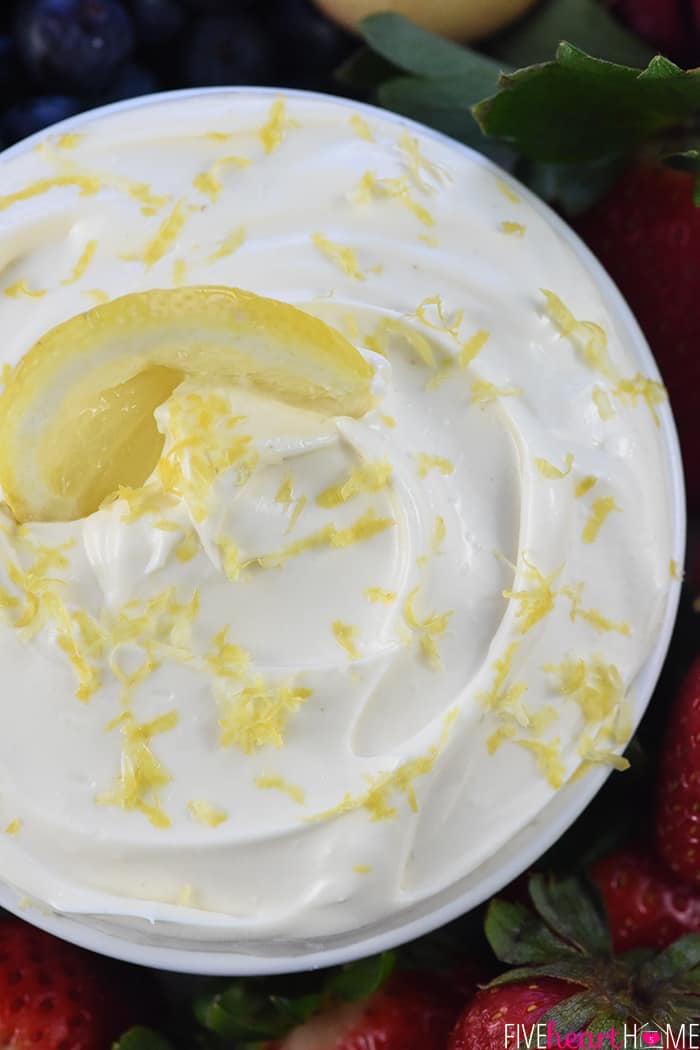 Lemon Fruit Dip Recipe