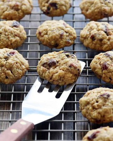 Oatmeal Lunchbox Cookies ~ small, wholesome treats perfect for tucking into a lunchbox to brighten your favorite child's day! | FiveHeartHome.com