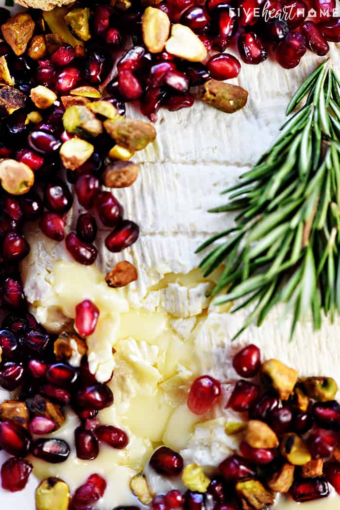 Baked Brie with Pomegranate
