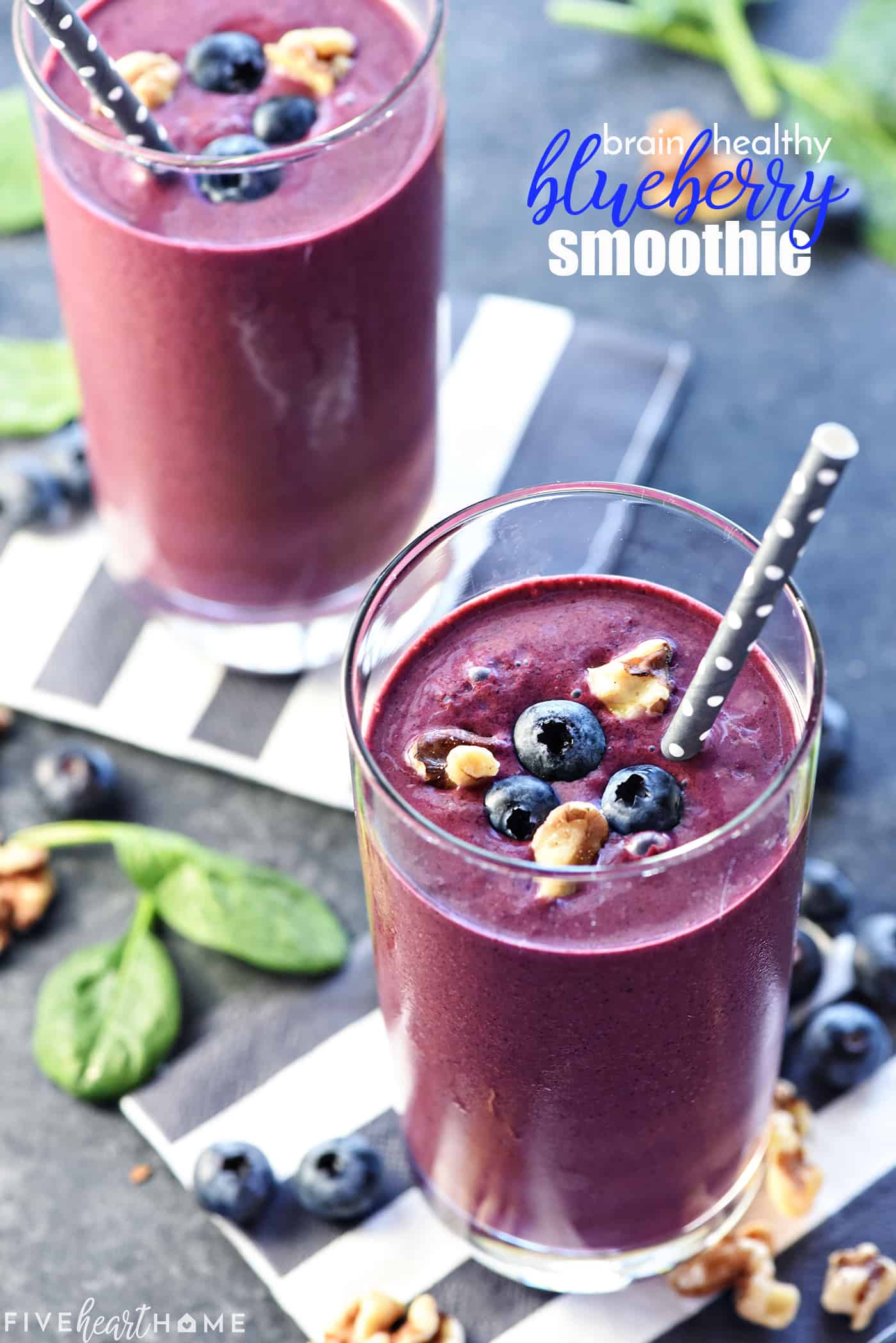 Blueberry Brain Healthy Smoothie