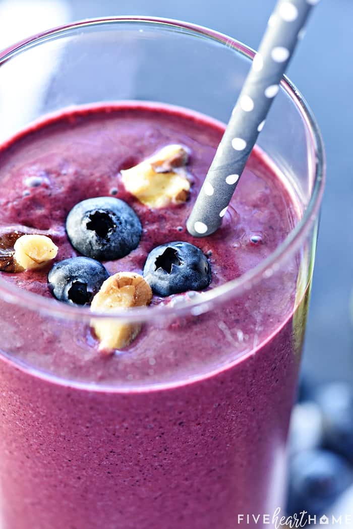 How to Make a Blueberry Spinach Smoothie