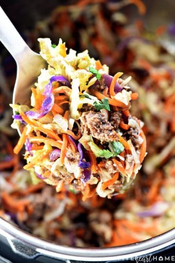 Instant Pot Egg Roll in a Bowl • FIVEheartHOME