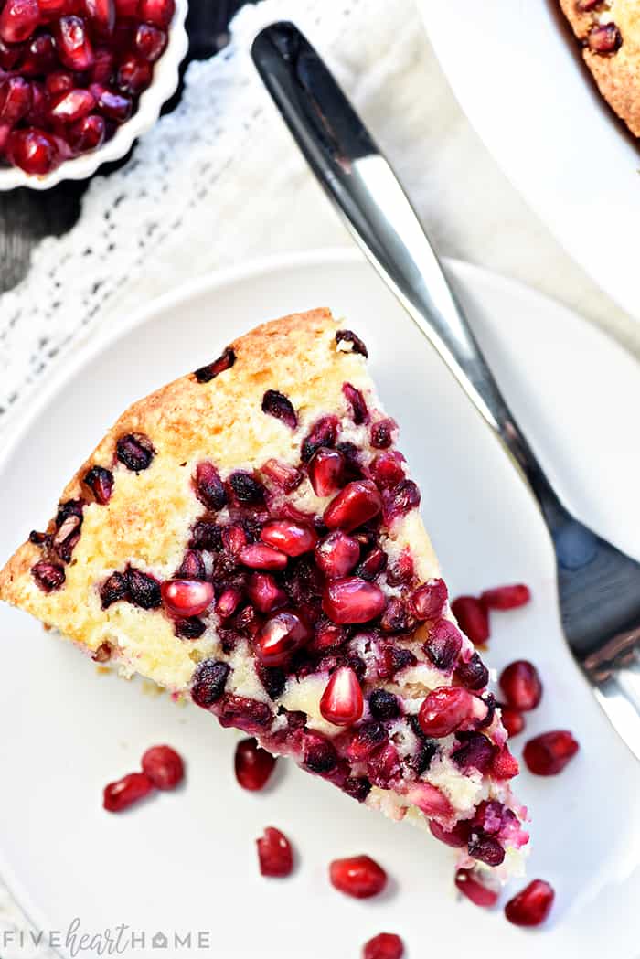 Pomegranate Pound Cake