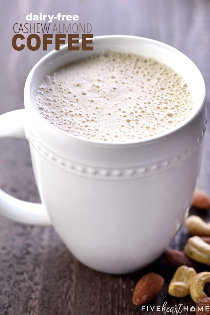 Dairy Free Almond Cashew Coffee