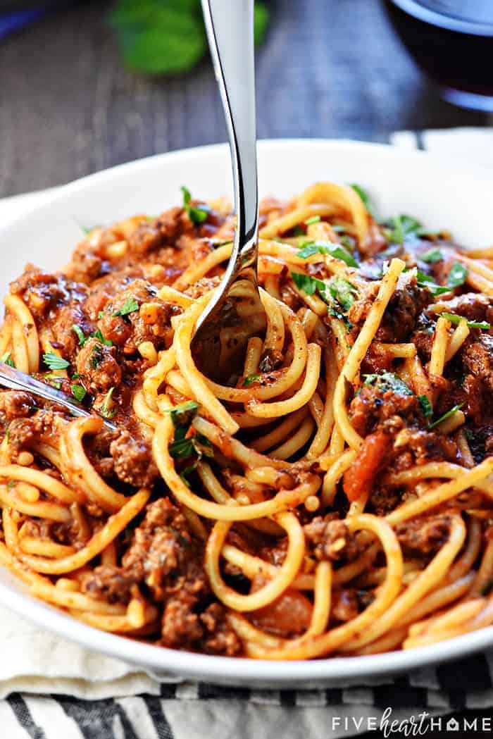Best One Pot Spaghetti Quick Easy So Good Fivehearthome