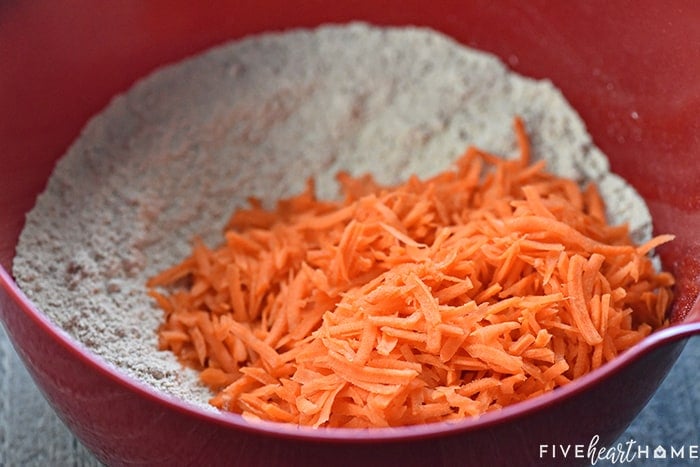 Bowl of dry ingredients