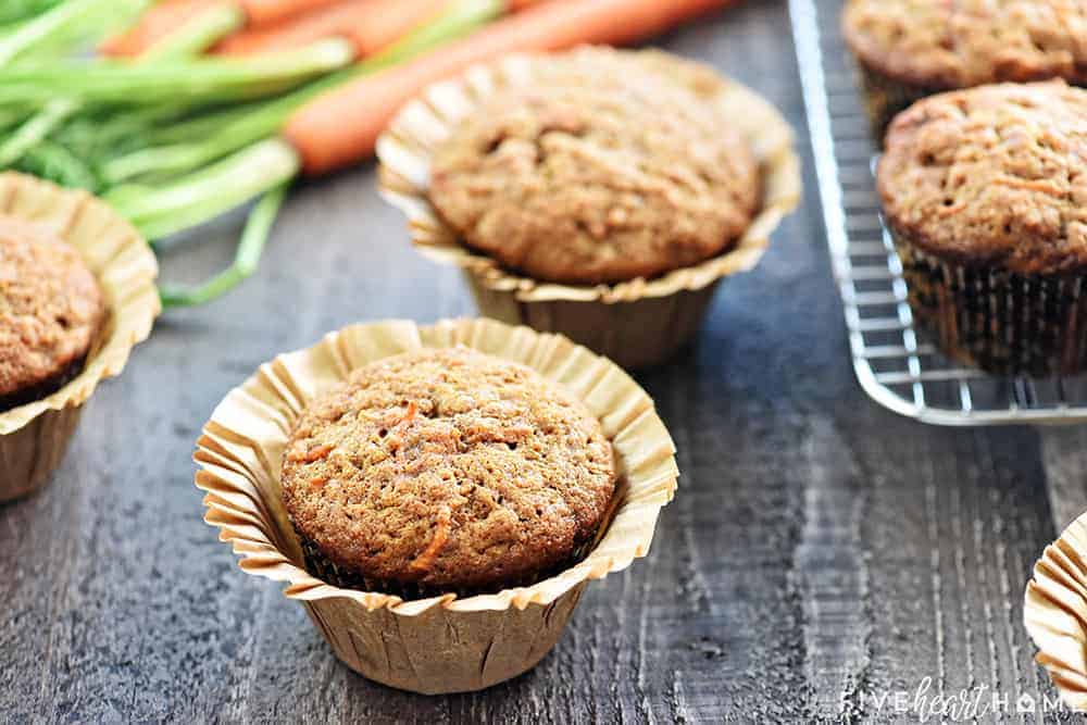 Healthy Carrot Muffins