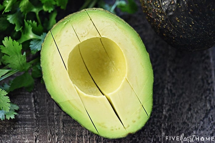 how to slice an avocado