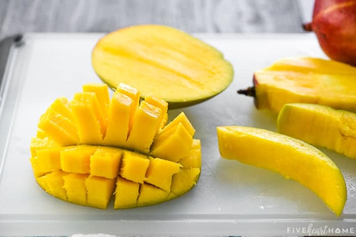 How to cut a mango.