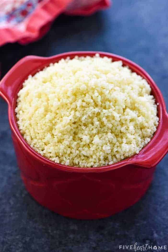 Couscous with Parmesan - The Ultimate Fast and Cheesy Side Dish · Chef Not  Required