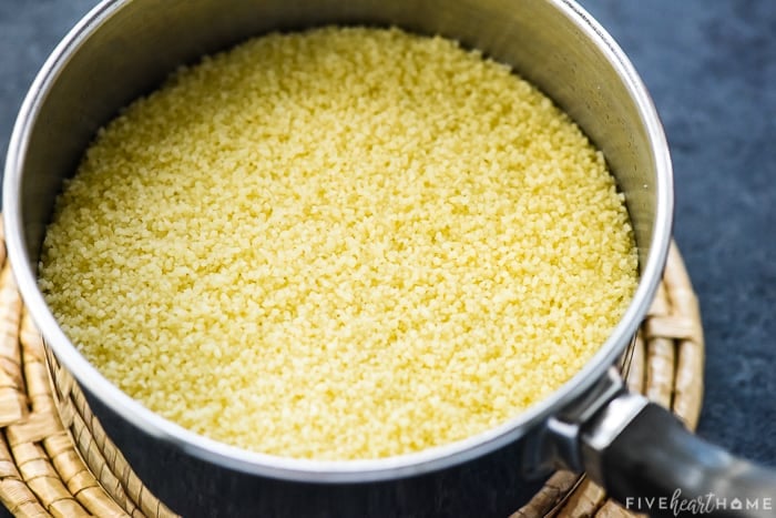 How to cook couscous in a pot