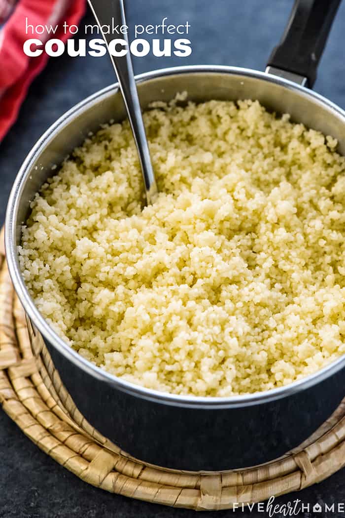 How to Cook Perfect Couscous with text overlay