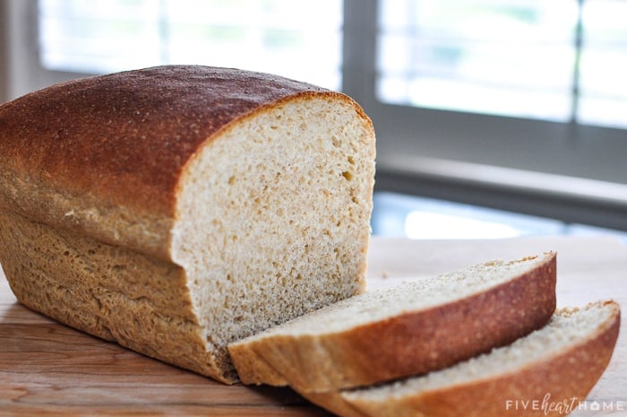 Fresh sliced Whole Wheat Bread