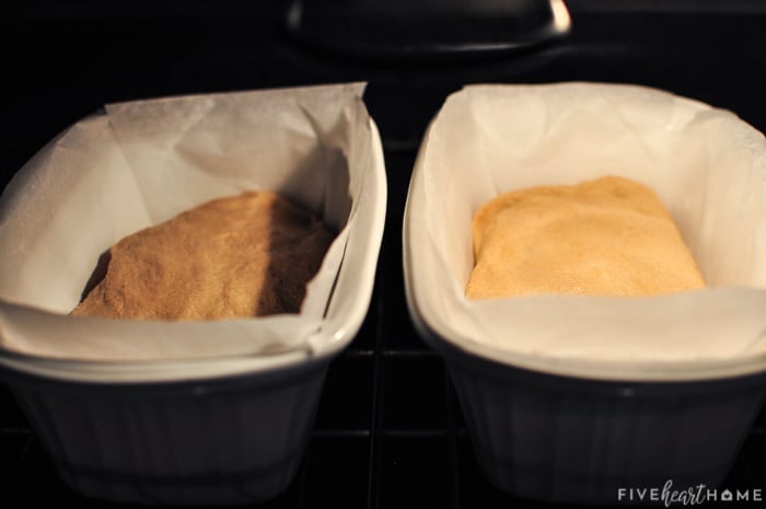 Whole Wheat Bread recipe in pans