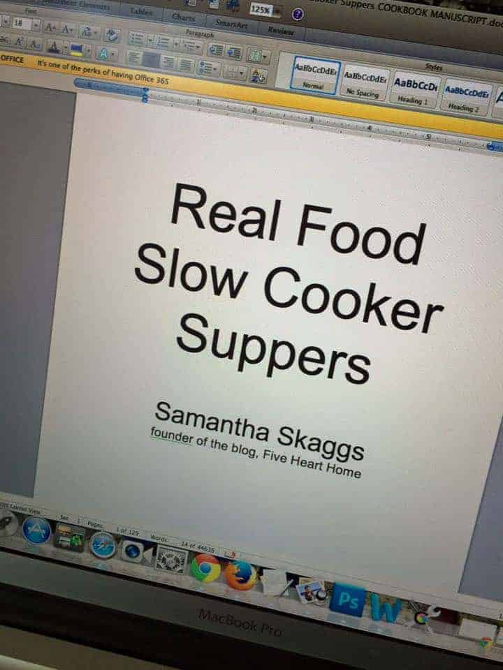 'Real Food Slow Cooker Suppers' Cookbook ~ UPDATE