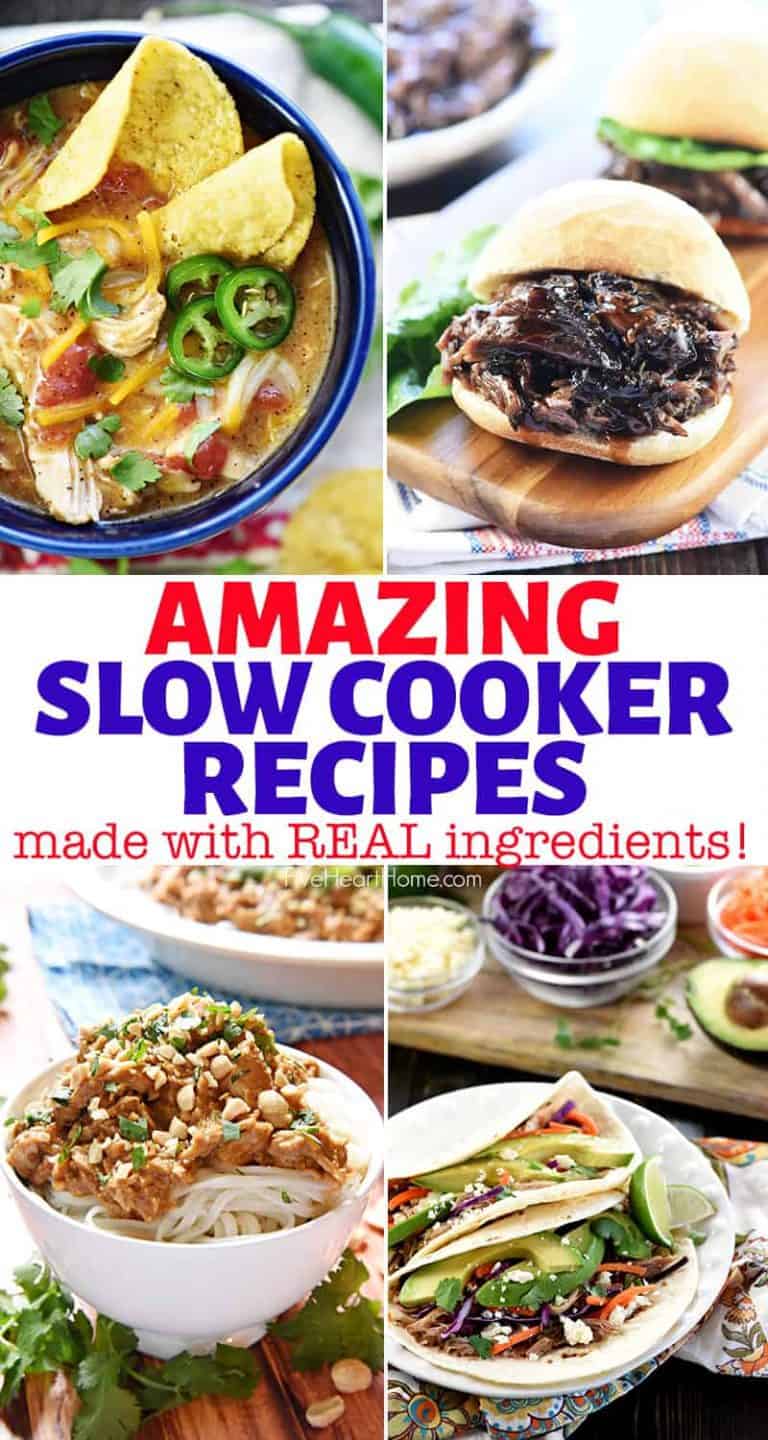 AMAZING Real Food Slow Cooker Recipes