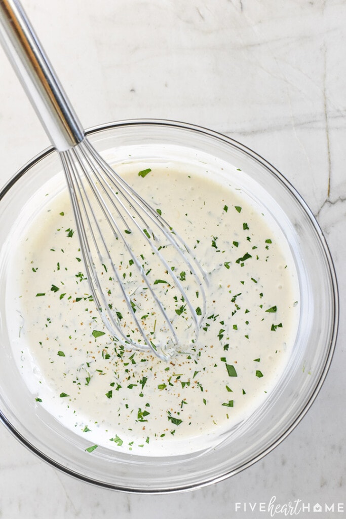 Homemade Ranch Dressing • Salt & Lavender