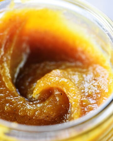 Close-up of Pumpkin Butter recipe.