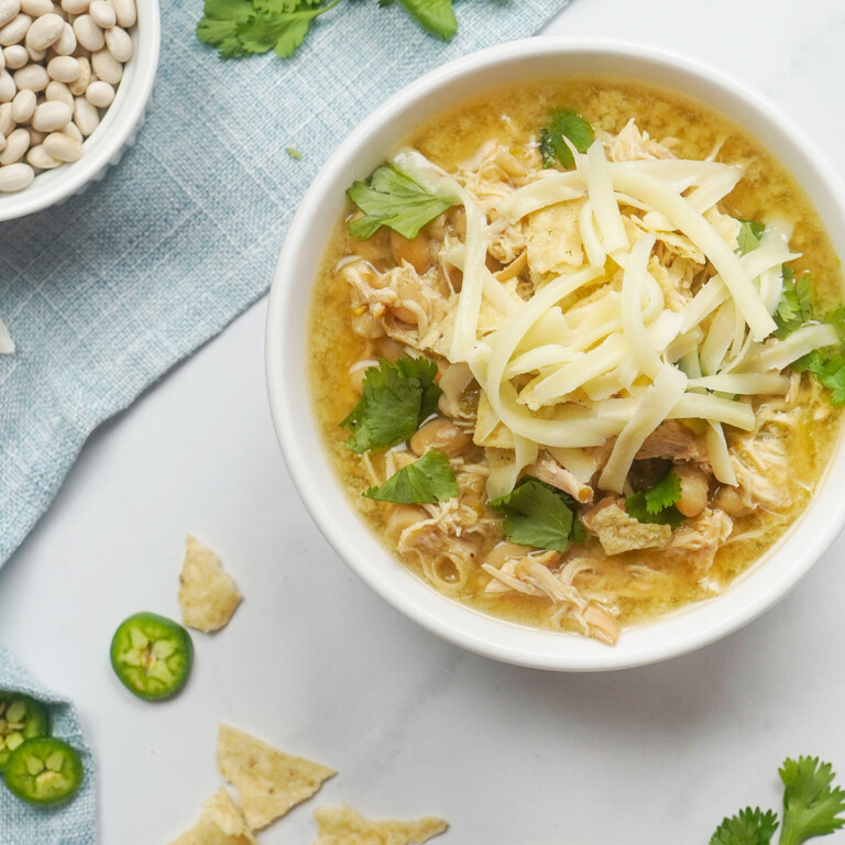 Crockpot White Bean Chicken Chili