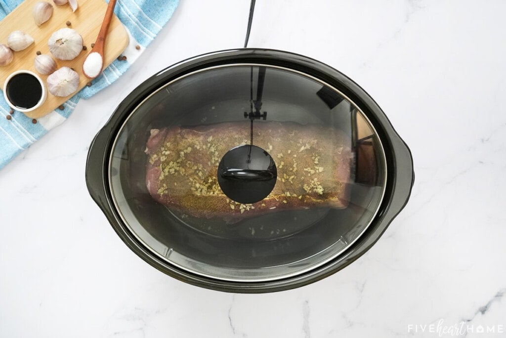 How to cook pork loin in crock pot.
