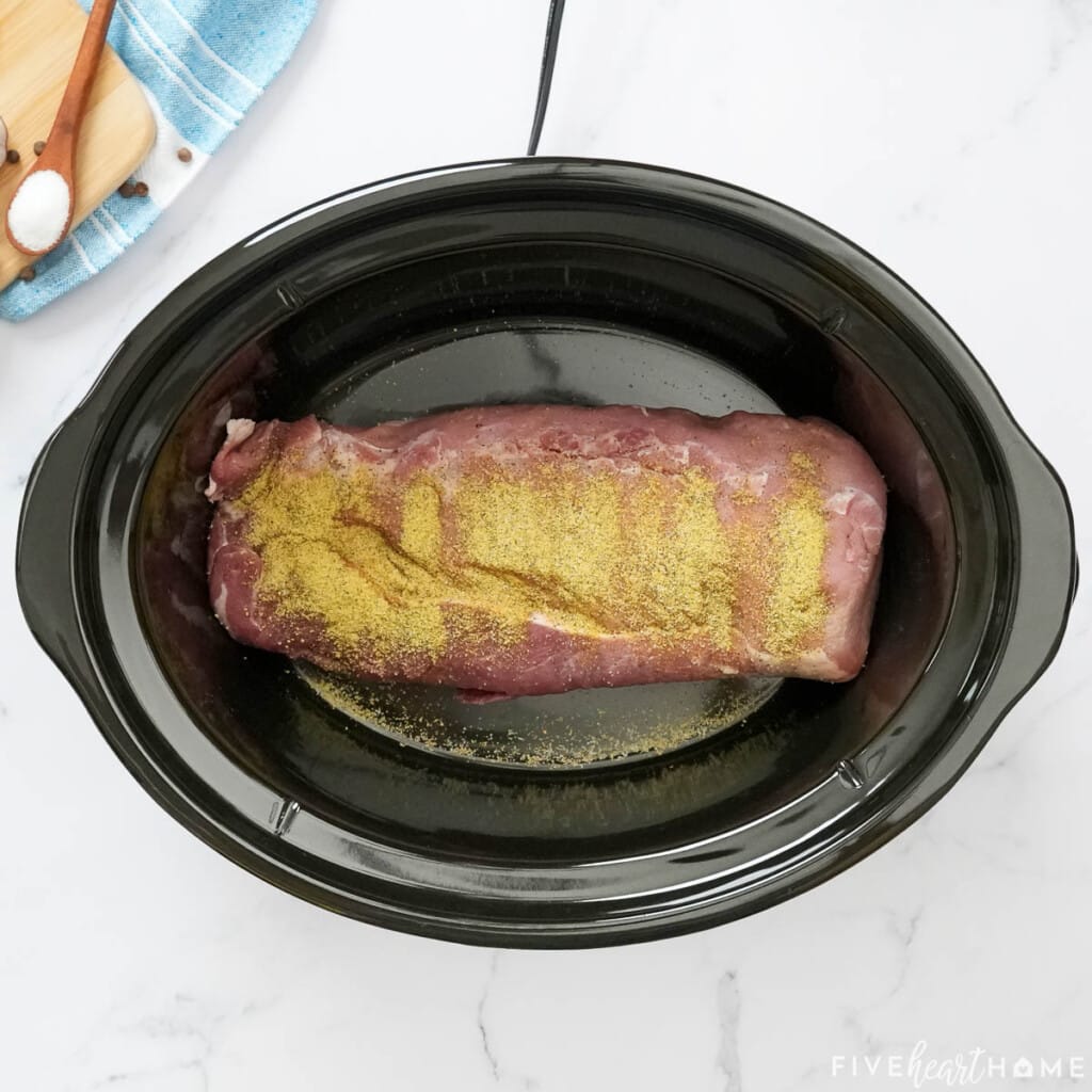 Pork loin crock pot recipe.