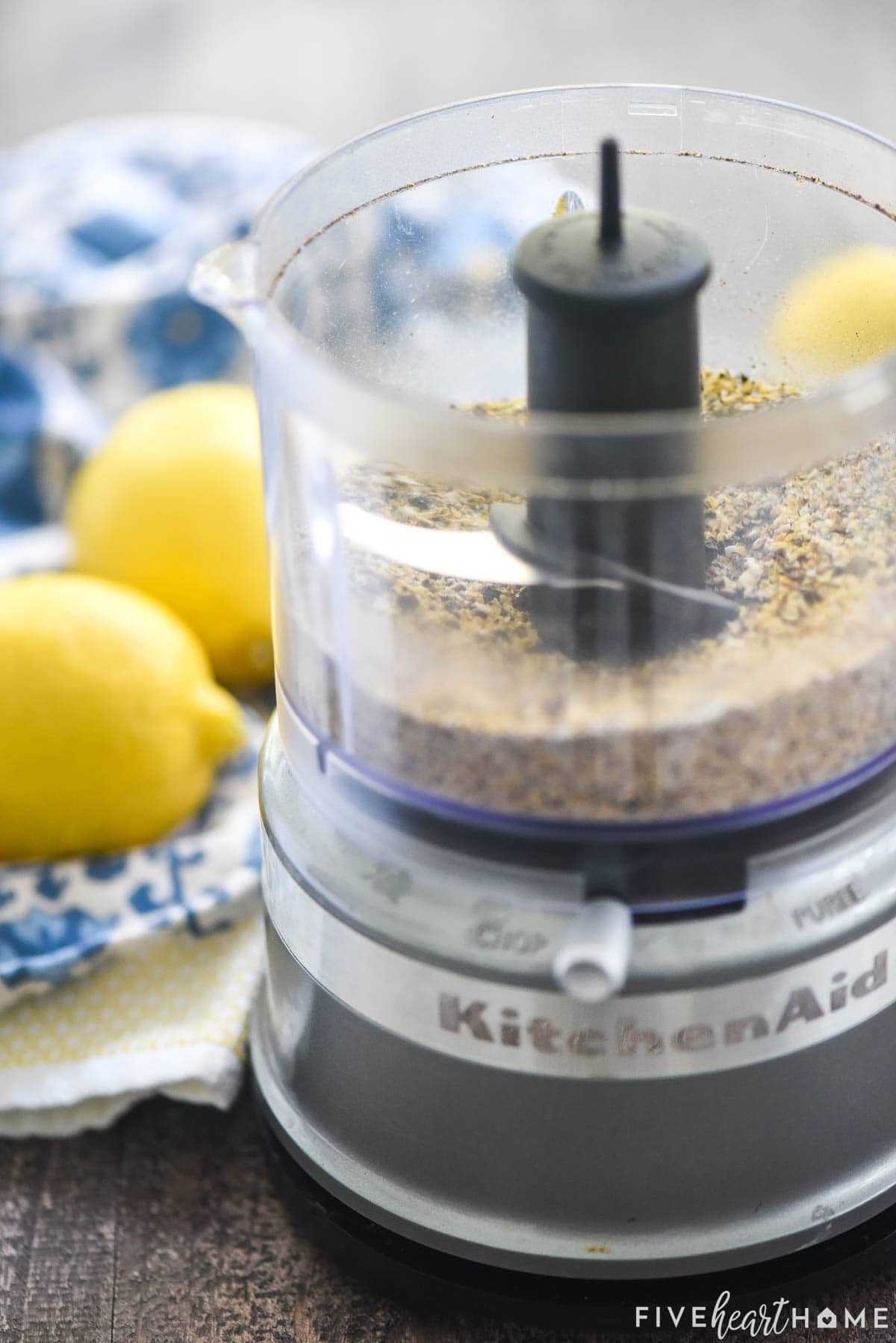 Best Lemon Pepper Seasoning in food processor.