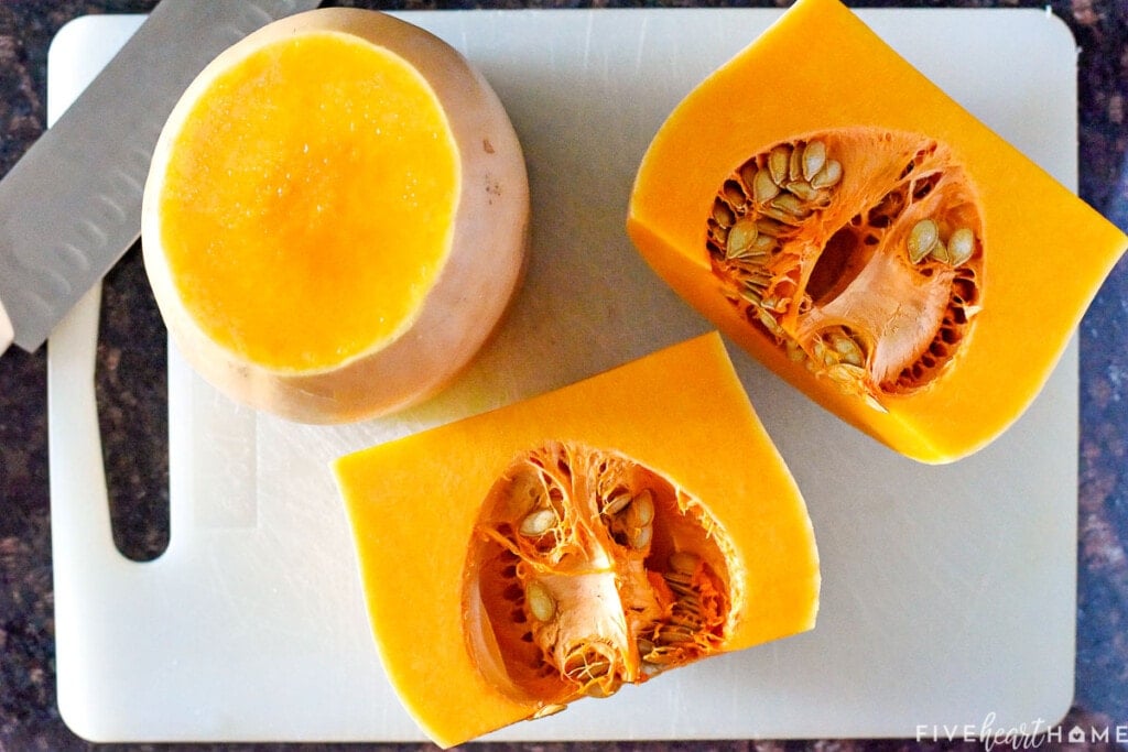 Before butternut squash roasted, it's important to know how to cut butternut squash.