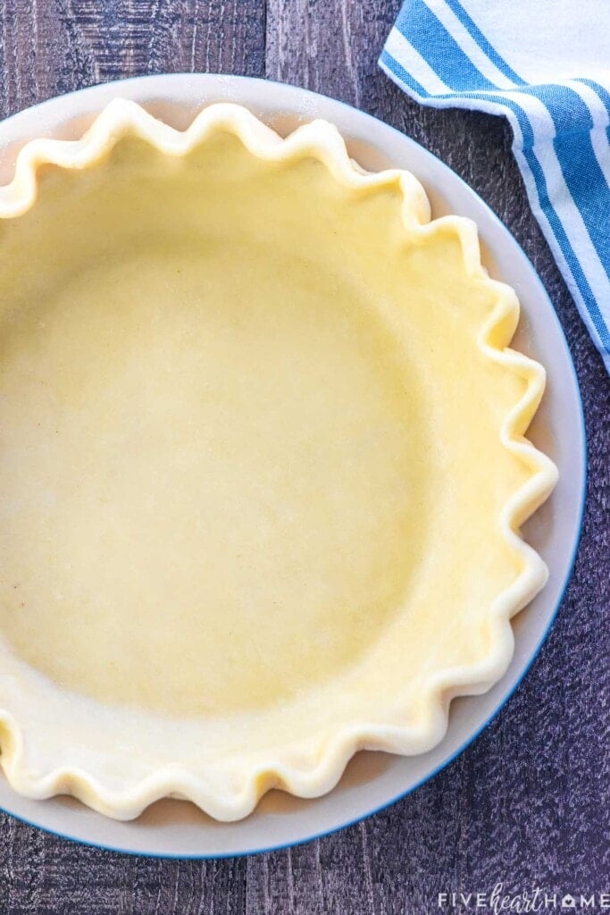 Aerial view of Butter Pie Crust.
