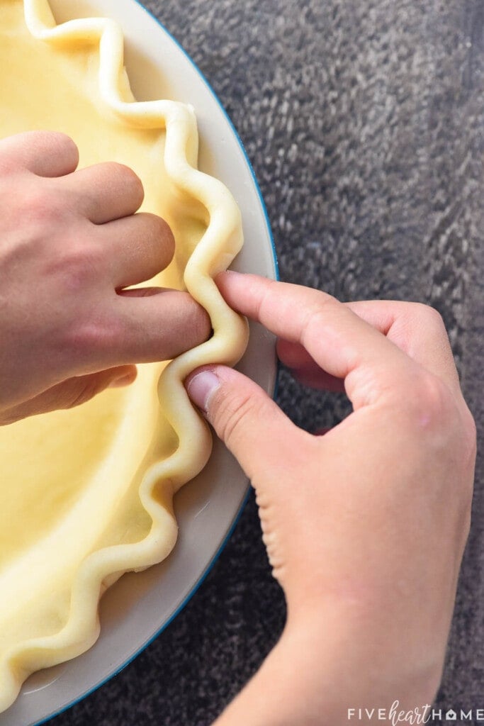 Deep Dish Pie Crust Recipe (with Butter)