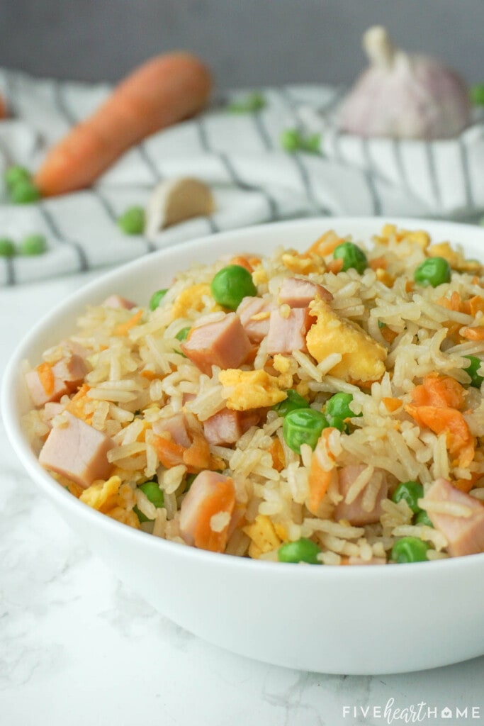 Bowl of Easy Fried Rice.